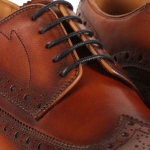 Dark tan hot sale brogues