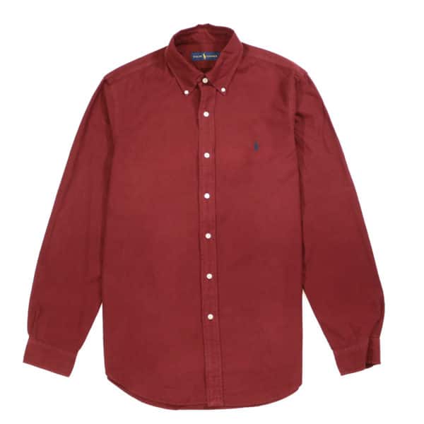 Polo Ralph Lauren Burgundy button down shirt