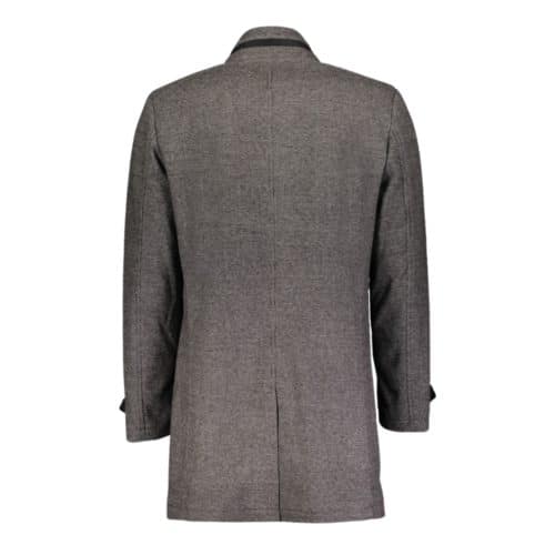 ROY ROBSON MANTEL FINE STRUCTURED GREY OVERCOAT | Menswear Online