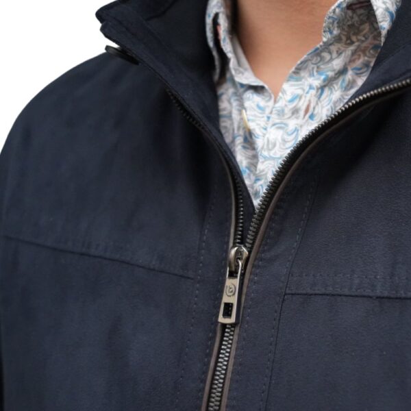 Bugatti Suede Navy Blouson Jacket 4