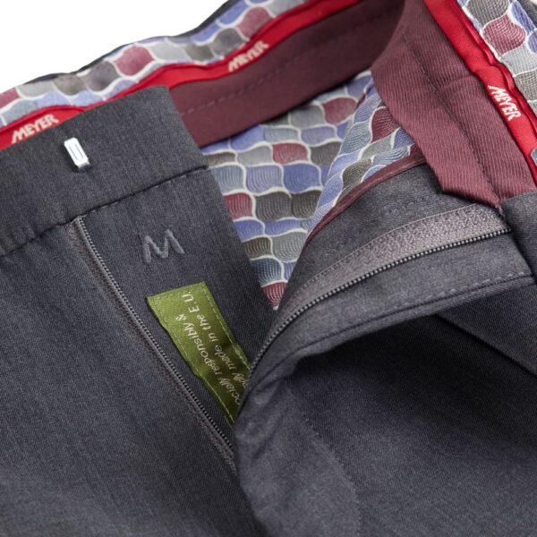 MEYER BONN TRAVEL FINE GABARDINE GREY TROUSERS 6