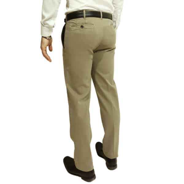 Meyer New York Cotton Camel Chinos back