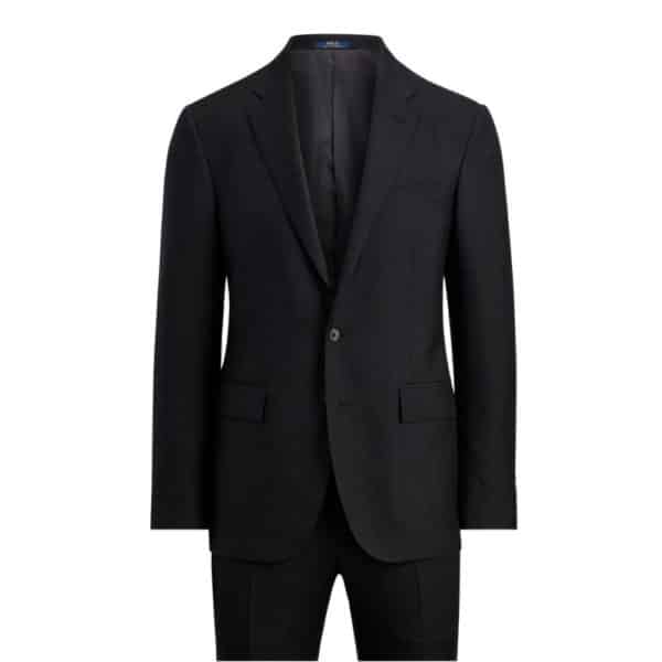 POLO RALPH LAUREN WOOL TWILL SUIT CHARCOAL