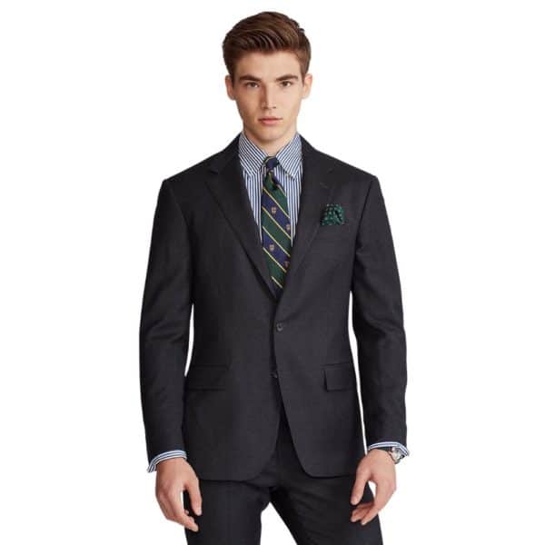 POLO RALPH LAUREN WOOL TWILL SUIT CHARCOAL4