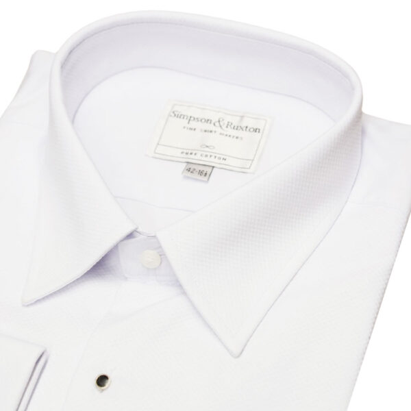 SIMPSON RUXTON Marcella Classic Collar Dress Shirt collar