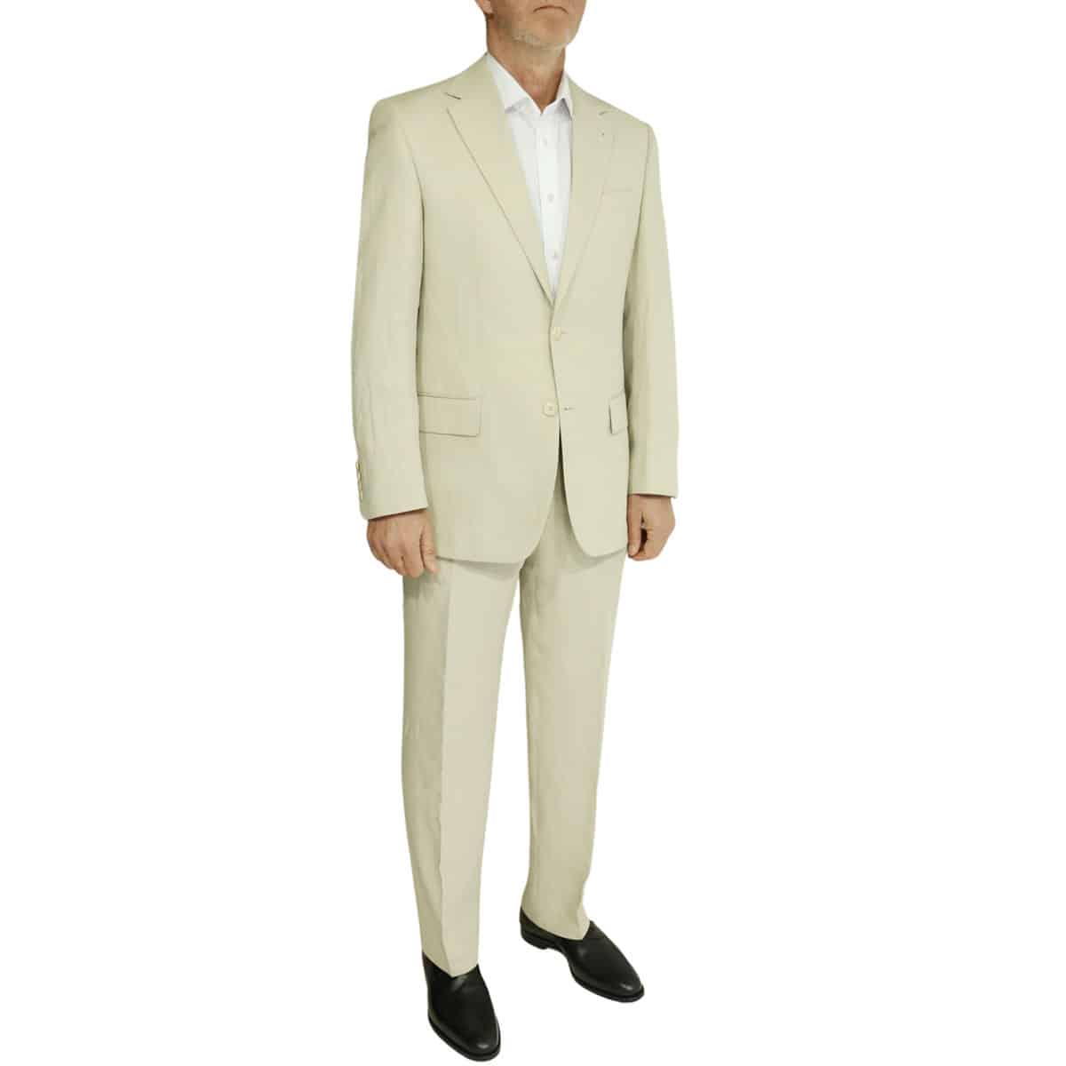 WARWICKS CREAM SILK/LINEN SUIT | Menswear Online