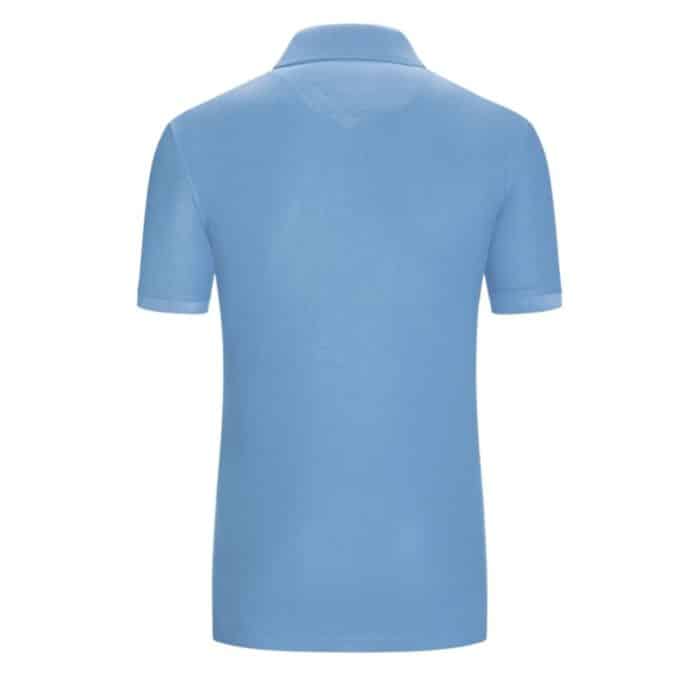 Fynch-Hatton Supima Cotton Sky BLUE Polo Shirt | Menswear Online