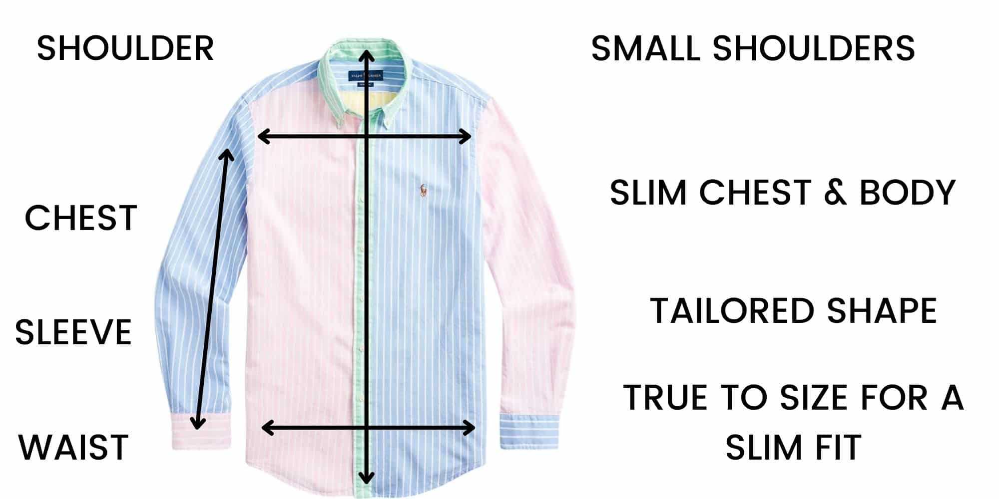 RALPH LAUREN SHIRTS SIZE CHART