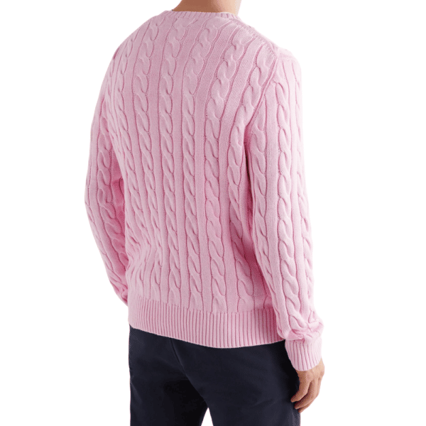 Polo Pink Cable Crew R