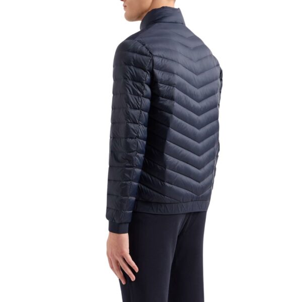 ARMANI EXCHANGE Padded Down Navy Puffer Jacket - Image 3