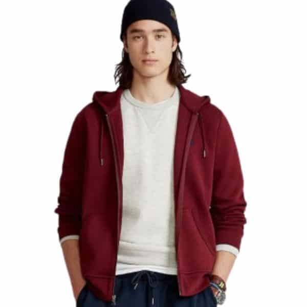 Ralph Lauren Red zip hoodie 1