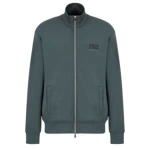 ARMANI EXCHANGE Green Full ZIP Sweatshirt | Menswear Online