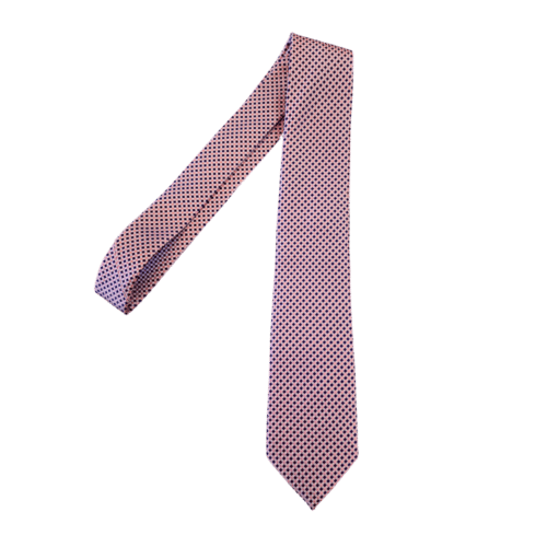 VAN BUCK Pink Squared Tie | Menswear Online