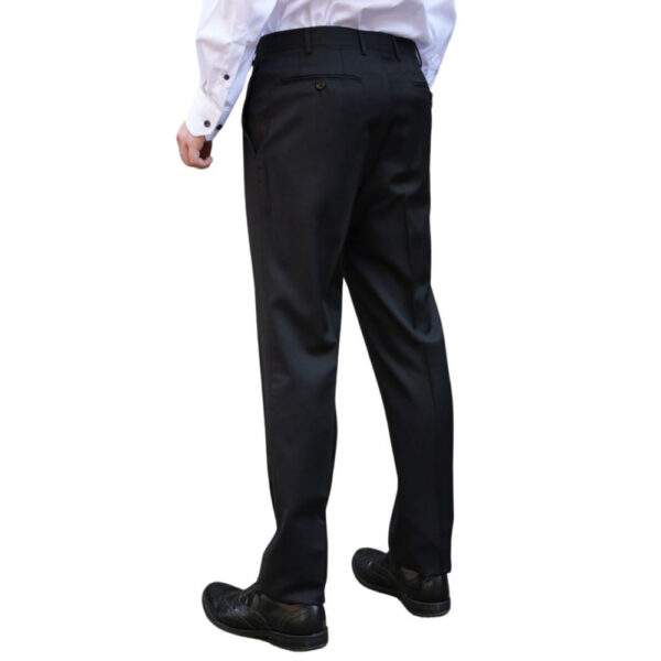 Canali Black Trousers back 2