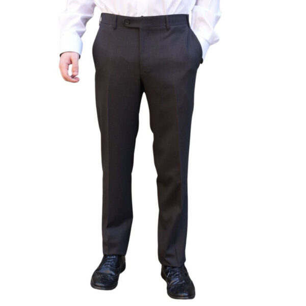 Canali Charcoal Trousers front