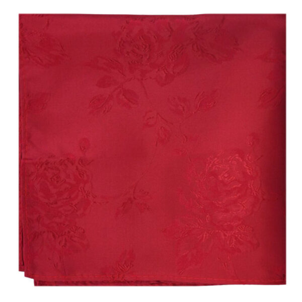 Amanda Christensen Red Textured Pocket Square