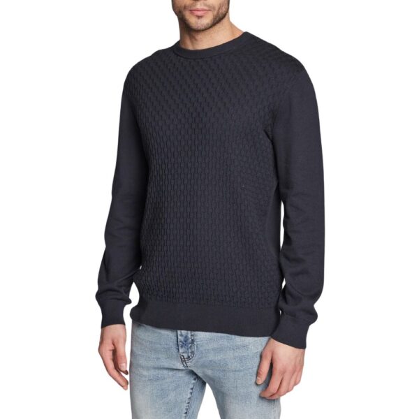 ARMANI EXCHANGE Organic Cotton Navy Jumper