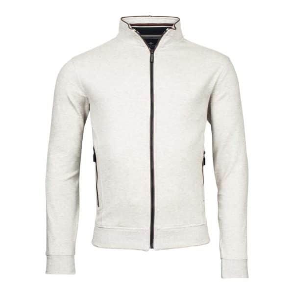 Baileys Sports Full Zip Stone Sweatshirt