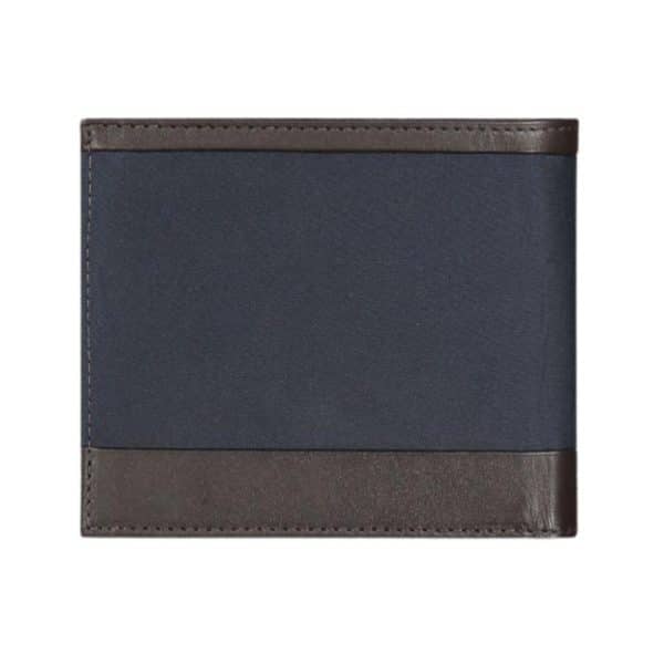 Paul Shark Leather Recycled Fabric Wallet 2