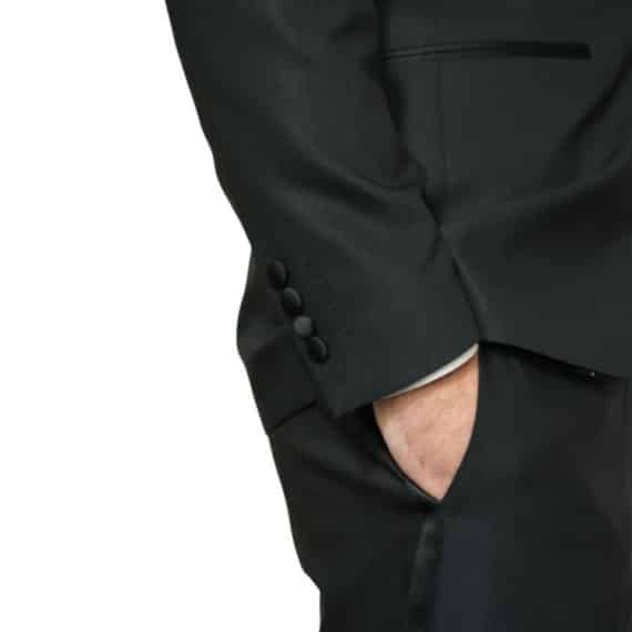 Wilvorst Pure Wool Black Dress Suit | Menswear Online