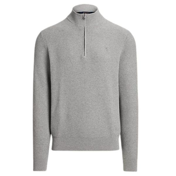 Ralph Grey Sports Half Zip front