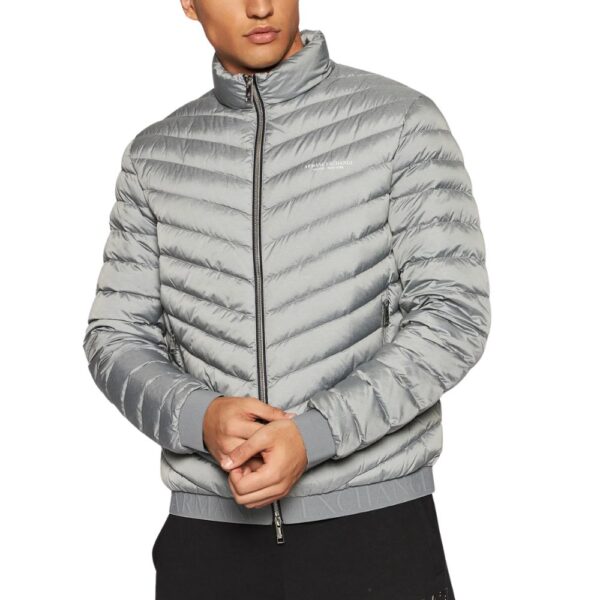 ARMANI EXCHANGE Padded Down Grey Puffer Jacket 1