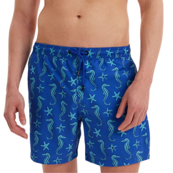 WESTMARK London Seahorse Blue Swim Shorts Menswearonline 1