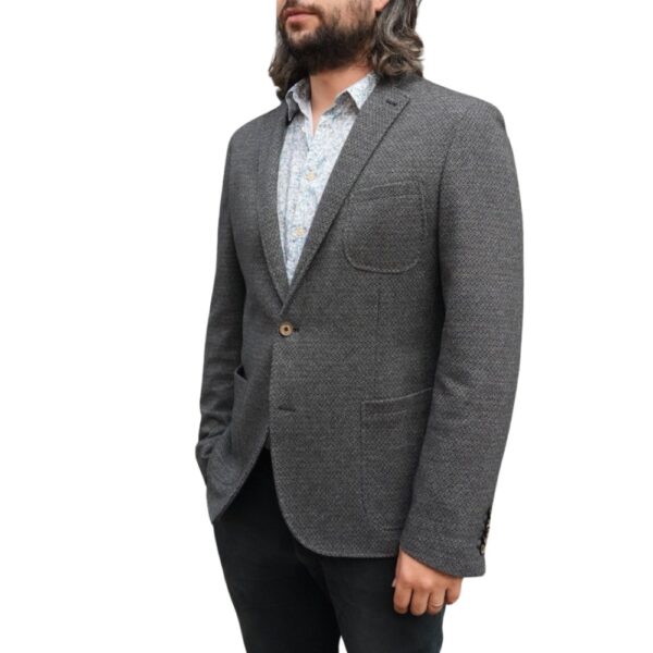 Warwicks Black and Grey Flecked Smart Jacket side