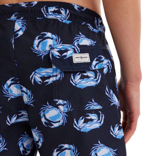 Westmark London Crab Icon Navy Swim Shorts Menswearonline 3