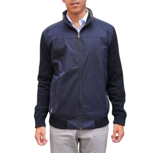 Baileys Navy Bomber Jacket front