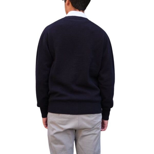 Navy Cardigan back