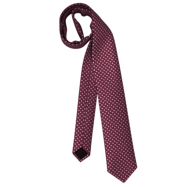 BOSS Formal Red Tie With Paisley Pattern - Image 2