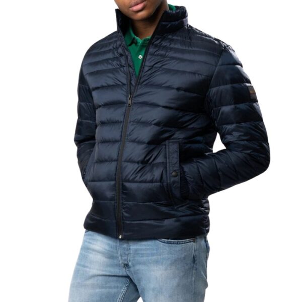 BOSS ODEN NAVY QUILTED JACKET 1