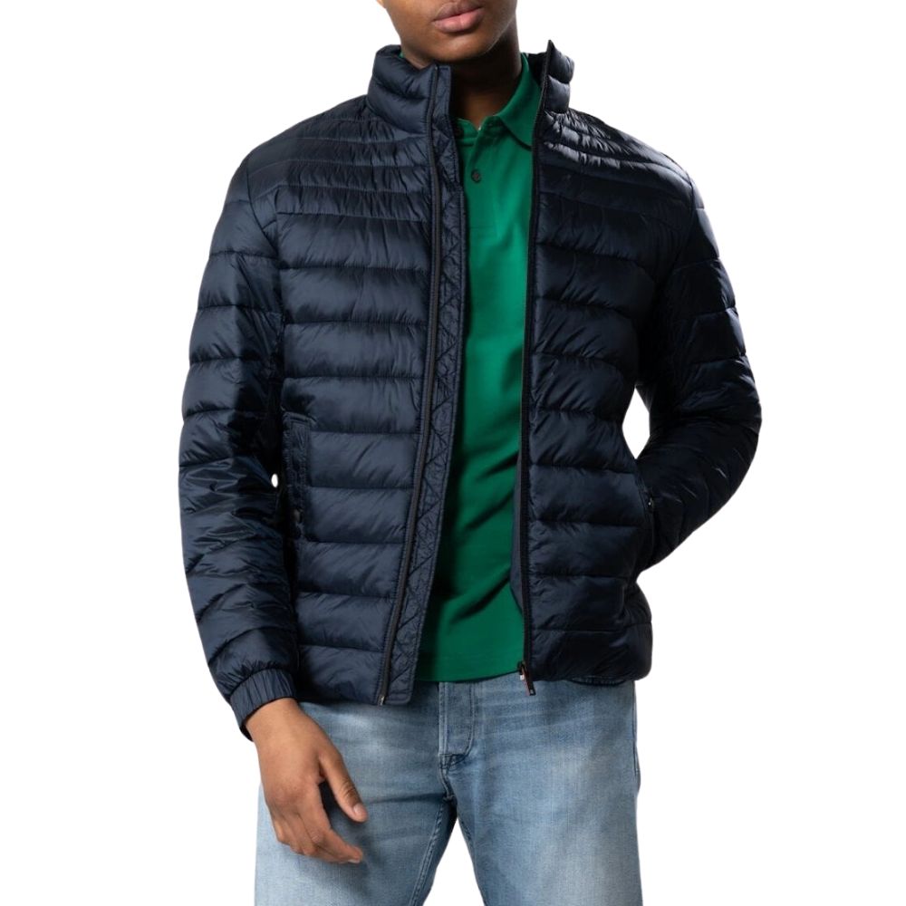 BOSS ODEN NAVY QUILTED JACKET