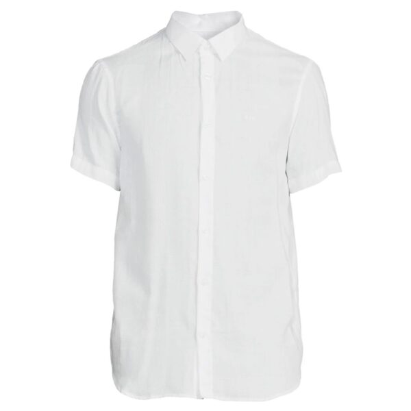 Armani Exchange Academy White Short Sleeve Shirt