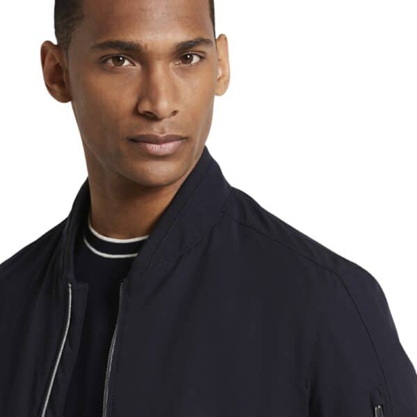 Bugatti College Collar Light Weight Navy Blouson Jacket 3