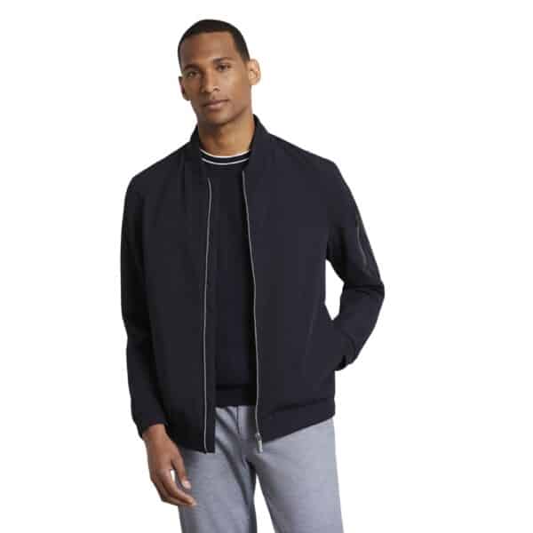 Bugatti College Collar Light Weight Navy Blouson Jacket