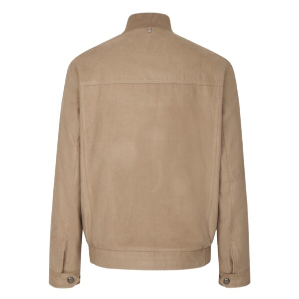 Bugatti Soft Touch Suede Taupe Blouson Jacket 2