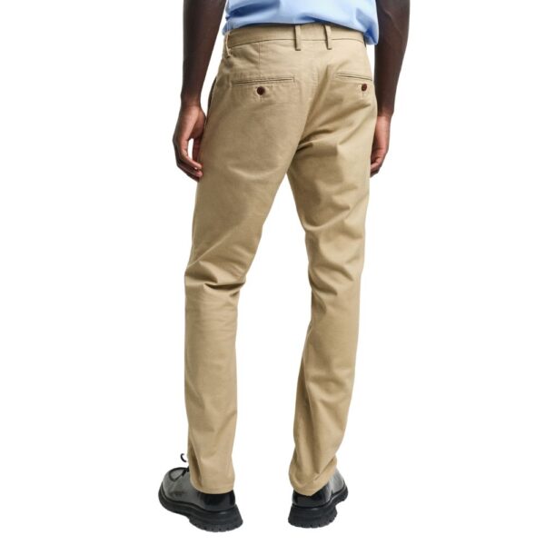 GANT Beige Slim Fit Twill Chino 2