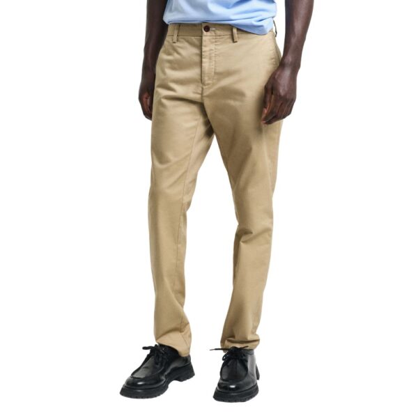 GANT Beige Slim Fit Twill Chino