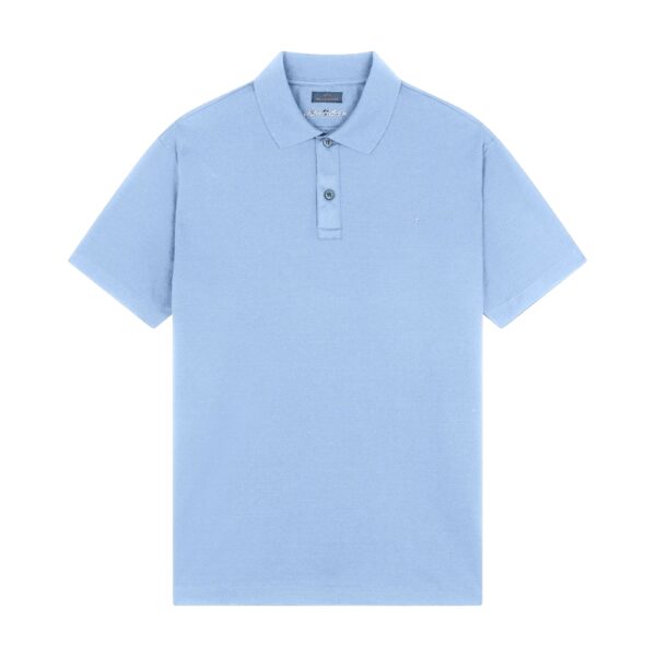 Paul Shark Silver Collection Cotton Pique Light Blue Polo