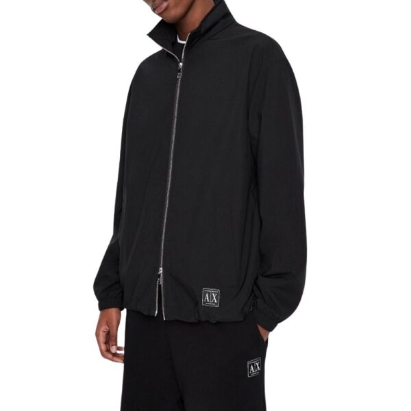 ARMANI EXCHANGE Lightweight Nylon Black Jacket