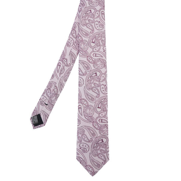 Amanda C. lilac paisley tie 2