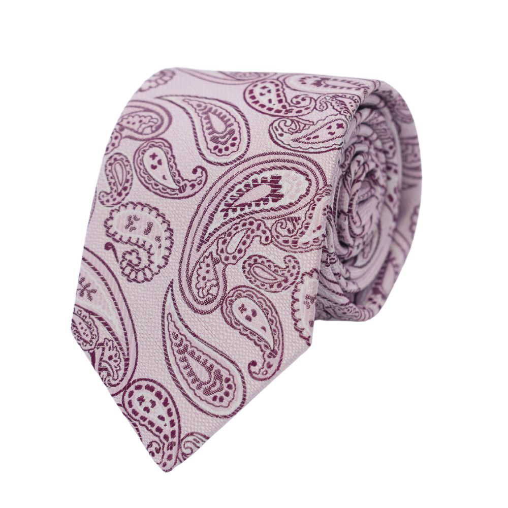 Amanda C. lilac paisley tie