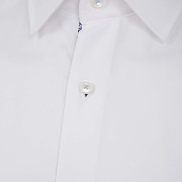 BOSS Hank Slim fit White Shirt In Easy Iron Stretch Cotton Twill 2