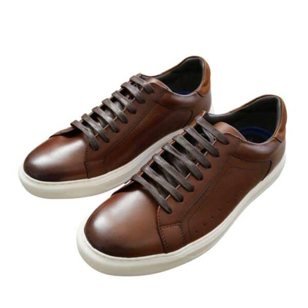 John White Hemsworth Tan Trainers