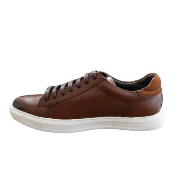 John White Hemsworth Tan Trainers - Image 4