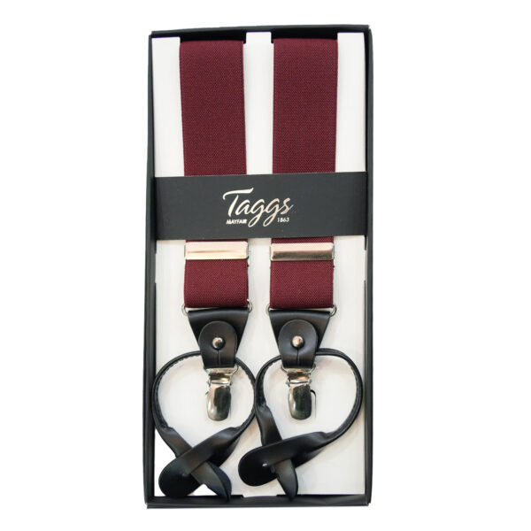 Warwicks Taggs Burgundy Braces