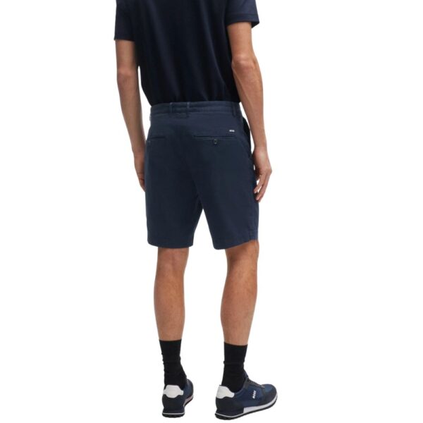 BOSS Slice Slim fit Navy Shorts 2