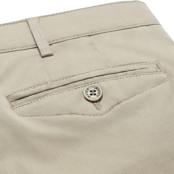 Meyer Chicago Textured Washed Beige Chinos back detail